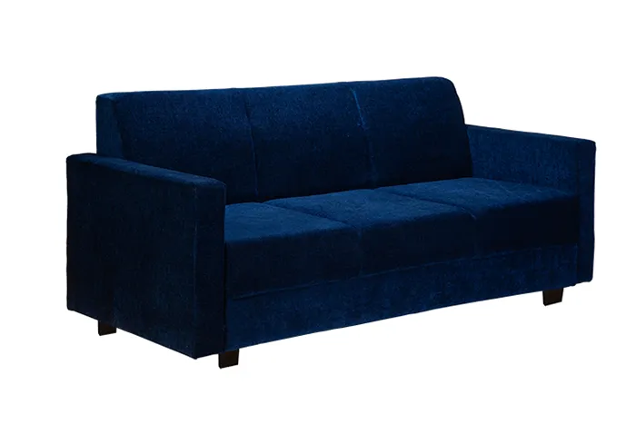 TR Isla 3 Seater Classic Blue Fabric Sofa